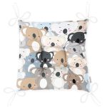 Realhomes Ayıcıklar Dijital Baskılı Modern Pofuduk Sandalye Minderi Realhomes