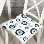 - Pofi-4927-Gorsel - Realhomes  Realhomes Nazar Boncuklu Dijital Baskılı Modern Pofuduk Minderi Realhomes