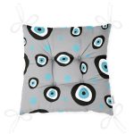 - Pofi-4928-Gorsel-2 - Realhomes Realhomes Nazar Boncuklu Dijital Baskılı Modern Pofuduk Sandalye Minderi Realhomes