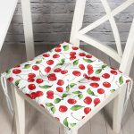 - Pofi-4945-Gorsel - Realhomes  Realhomes Beyaz Zeminde Kiraz Desenli Dijital Baskılı Modern Pofuduk Minderi Realhomes