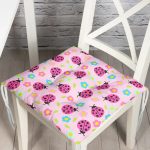 Realhomes Dijital Baskılı Modern Pofuduk Sandalye Minderi Realhomes