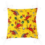 - Pofi-4959-Gorsel-2 - Realhomes Realhomes Sevimli Yengeç Desenli Dijital Baskılı Modern Pofuduk Sandalye Minderi Realhomes