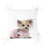 - Pofi-5605-Gorsel-2 - Realhomes Sevimli Köpek Desenli Dijital Baskılı Modern Pofuduk Sandalye Minderi Realhomes