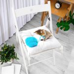 - Pofi-5647-Gorsel-1 - Realhomes İple Oynayan Yavru Kedi Desenli Modern Pofuduk Sandalye Minderi Realhomes