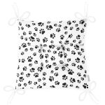 - Pofi-5661-Gorsel-2 - Realhomes Kedi Köpek Ayak İzi Dijital Baskılı Modern Pofuduk Sandalye Minderi Realhomes