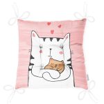 - Pofi-5683-Gorsel-2 - Realhomes Yavrusuna Sarılmış Kedi Motifli Modern Pofuduk Sandalye Minderi Realhomes