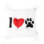 - Pofi-5684-Gorsel-2 - Realhomes I Love Dijital Baskılı Pati İzi Modern Pofuduk Sandalye Minderi Realhomes