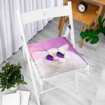 - Pofi-5699-Gorsel-1 - Realhomes Gözlüklü Kedi Desenli Dijital Baskılı Modern Pofuduk Sandalye Minderi Realhomes