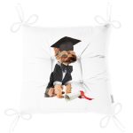 - Pofi-5703-Gorsel-2 - Realhomes Mezuniyet Kıyafetli Köpekçik Dijital Baskılı Modern Pofuduk Sandalye Minderi Realhomes