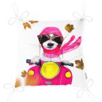 - Pofi-5724-Gorsel-2 - Realhomes Motor Süren Çılgın Köpek Dijital Baskılı Modern Pofuduk Sandalye Minderi Realhomes