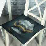 - Pofi-6006-Gorsel - Realhomes Mermer Ve Altınlı 3D Altıgen Desenli Dijital Baskılı Modern Pofuduk Sandalye Minderi Realhomes