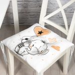 - Pofi-6467-Gorsel - Realhomes  Sevimli Bebek Fil Çocuk Odası Dijital Baskılı Modern Pofuduk Sandalye Minderi Realhomes