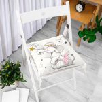 - Pofi-6469-Gorsel-1 - Realhomes  Sevimli Bebek Fil Çocuk Odası Dijital Baskılı Modern Pofuduk Sandalye Minderi Realhomes