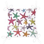 - Pofi-6477-Gorsel-2 - Realhomes Rengarenk Deniz Yıldızları Desenli Dijital Baskılı Modern Pofuduk Sandalye Minderi Realhomes