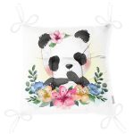 - Pofi-6590-Gorsel-2 - Realhomes Sevimli Bebek Panda Çocuk Odası Dijital Baskılı Modern Pofuduk Sandalye Minderi Realhomes