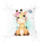 - Pofi-6618-Gorsel-2 - Realhomes  Sevimli Yavru Zürafa Çocuk Odası Dijital Baskılı Modern Pofuduk Sandalye Minderi Realhomes