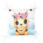 - Pofi-6624-Gorsel-2 - Realhomes Sevimli Arı Çocuk Odası Dijital Baskılı Modern Pofuduk Sandalye Minderi Realhomes