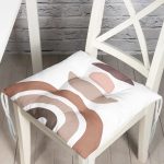 - Pofi-7056-Gorsel - Realhomes Geometrik Çizimli Soyut Renkler Dijital Baskılı Modern Pofuduk Sandalye Minderi Realhomes