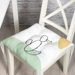 - Pofi-7080-Gorsel - Realhomes  Soft Renkli Onedraw Çizimli Dijital Baskılı Modern Pofuduk Sandalye Minderi Realhomes