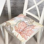 - Pofi-7109-Gorsel - Realhomes Mavi Zeminli Dümen Ve Halat Desenli Dijital Baskılı Modern Pofuduk Sandalye Minderi Realhomes