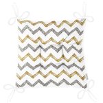 - Pofi-7156-Gorsel-2 - Realhomes Beyaz Zeminde Gold Ve Siyah Çizgili Dijital Baskılı Modern Pofuduk Sandalye Minderi Realhomes