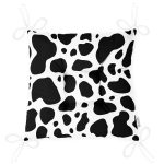 - Pofi-7183-Gorsel-2 - Realhomes Beyaz Zemin Üzerinde Siyah Puantiye Desenli Dijital Baskılı Modern Pofuduk Sandalye Minderi Realhomes