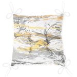 - Pofi-7192-Gorsel-2 - Realhomes Gri Zemin Üzerinde Gold Detaylı Soft Çizim Desenli Dijital Baskılı Modern Pofuduk Sandalye Minderi Realhomes