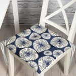 Renkli Zemin Üzerinde Onedraw Çizimli Limon Dijital Baskılı Modern Pofuduk Sandalye Minderi Realhomes