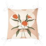 - Pofi-7334-Gorsel-2 - Realhomes  Soft Rengarenk Onedraw Çizimli Çiçek Desenli Dijital Baskılı Modern Pofuduk Sandalye Minderi Realhomes