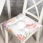 - Pofi-7372-Gorsel - Realhomes Beyaz Zemin Üzerinde Denizanası Motifli Dijital Baskılı Modern Pofuduk Sandalye Minderi Realhomes