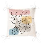 - Pofi-7444-Gorsel-2 - Realhomes Renkli Zeminde Onedraw Çizimli Obje Dijital Baskılı Modern Pofuduk Sandalye Minderi Realhomes