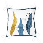 - Pofi-7464-Gorsel-2 - Realhomes Beyaz Zeminde Renkli Yaprak Desenli Dijital Baskılı Modern Pofuduk Sandalye Minderi Realhomes