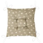 - Pofi-7503-Gorsel-2 - Realhomes  Renkli Zeminli Yıldız Ve Kar tanesi Motifli Dijital Baskılı Modern Pofuduk Sandalye Minderi Realhomes