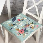 - Pofi-7536-Gorsel - Realhomes Rengarenk Zeminli Rengarenk Çiçek Desenli Dijital Baskılı Modern Pofuduk Sandalye Minderi Realhomes