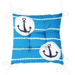 - Pofi-7599-Gorsel-2 - Realhomes  Mavi Zemin Üzerinde Çapa Desenli Dijital Baskılı Modern Pofuduk Sandalye Minderi Realhomes