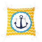 - Pofi-7600-Gorsel-2 - Realhomes  Sarı Zemin Üzerinde Çapa Çizimli Dijital Baskılı Modern Pofuduk Sandalye Minderi Realhomes