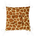 - Pofi-7609-Gorsel-2 - Realhomes Renkli Zemin Üzerinde Geometrik Çizim Dijital Baskılı Modern Pofuduk Sandalye Minderi Realhomes