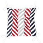 - Pofi-7639-Gorsel-2 - Realhomes Beyaz Zemin Üzerinde Geometrik Çizimli Zikzak Desenli Dijital Baskılı Modern Pofuduk Sandalye Minderi Realhomes