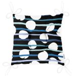 - Pofi-7734-Gorsel-2 - Realhomes Siyah Zemin Üzerinde Beyaz Puantiyeli Dijital Baskılı Modern Pofuduk Sandalye Minderi Realhomes