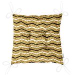 - Pofi-7842-Gorsel-2 - Realhomes Gold Zemin Üzerinde Modern Renkli Zikzak Desenli Dijital Baskılı Modern Pofuduk Sandalye Minderi Realhomes
