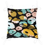 - Pofi-7890-Gorsel-2 - Realhomes Siyah Zemin Üzerinde Renkli Geometrik Desenli Dijital Baskılı Modern Pofuduk Sandalye Minderi Realhomes