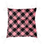 - Pofi-7920-Gorsel-2 - Realhomes Renkli Pastel Zemin Üzerinde Siyah Ekose Desenli Dijital Baskılı Modern Pofuduk Sandalye Minderi Realhomes