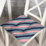 - Pofi-7954-Gorsel - Realhomes Renkli Zemin Üzerinde Pastel Renkli Yatay Çizgili Dijital Baskılı Modern Pofuduk Sandalye Minderi Realhomes