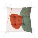 - Pofi-8119-Gorsel-2 - Realhomes  Pastel Zemin Üzerinde Yaprak Desenli Dijital Baskılı Modern Pofuduk Sandalye Minderi Realhomes