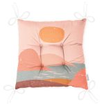 - Pofi-8155-Gorsel-2 - Realhomes  Pastel Zemin Üzerinde Güneş Desenli Dijital Baskılı Modern Pofuduk Sandalye Minderi Realhomes