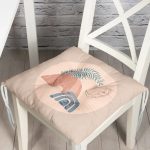 - Pofi-8175-Gorsel - Realhomes Pastel Zemin Üzerinde Geometrik Desenli Dijital Baskılı Modern Pofuduk Sandalye Minderi Realhomes