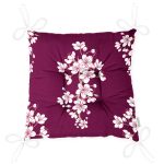 - Pofi-8368-Gorsel-2 - Realhomes Bordo Zemin Üzerinde Beyaz Rengarenk Çiçek Desenli Dijital Baskılı Modern Pofuduk Sandalye Minderi Realhomes