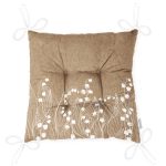 - Pofi-8427-Gorsel-2 - Realhomes Rengarenk Zemin Üzerinde Beyaz Çiçek Desenli Dijital Baskılı Modern Pofuduk Sandalye Minderi Realhomes