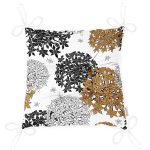 - Pofi-8515-Gorsel-2 - Realhomes Beyaz Zemin Üzerinde Rengarenk Çiçek Desenli Dijital Baskılı Modern Pofuduk Sandalye Minderi Realhomes