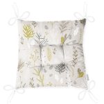 - Pofi-8554-Gorsel-2 - Realhomes  Renkli Zemin Üzerinde Yaprak Desenli Dijital Baskılı Modern Pofuduk Sandalye Minderi Realhomes